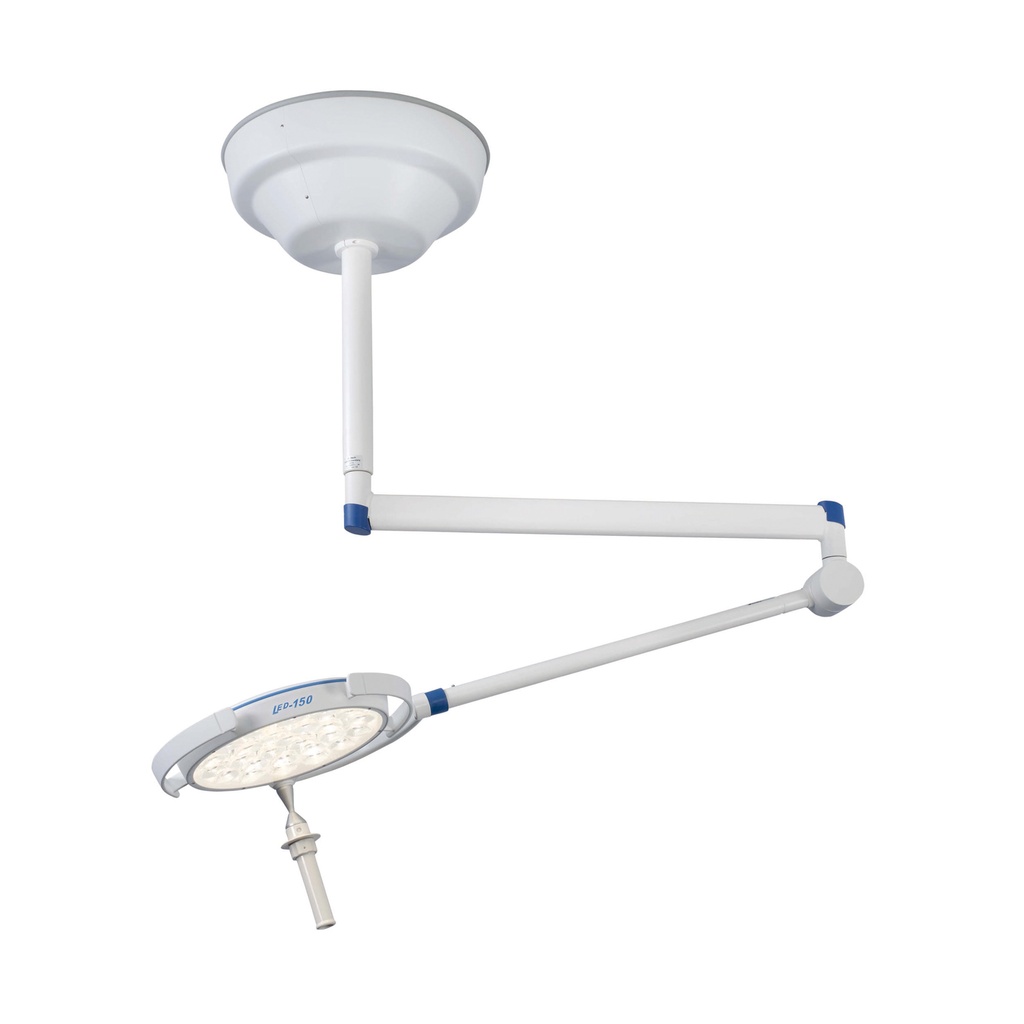 Mach LED 150FP sebészeti lámpa, mennyezeti kivitel,130.000 Lux fényerővel, fókuszálható fénymezővel (17–24 cm).