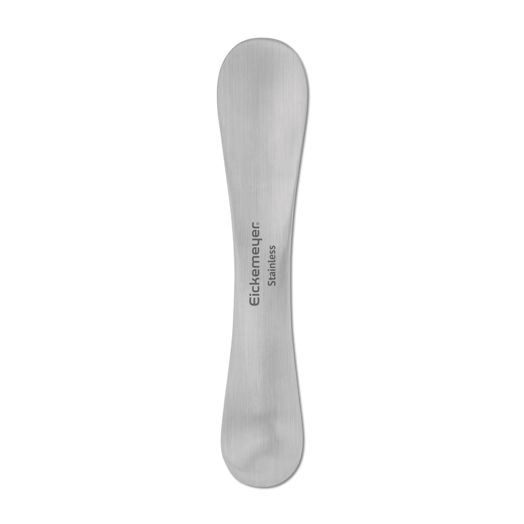 Jaeger eyelid spatula/depressor, 11 cm, double-ended, curved, 22 mm/19 mm
