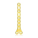 EickLoxx Small Contour 2.2, placa Y, 10 orificios, sistema 1,7/2,3 mm, amarillo, 18 x 56 mm.