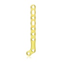 EickLoxx Small Contour 2.2, placa de hockey izquierda, 9 orificios, sistema 1,7/2,3 mm, amarillo, 11 x 58 mm.