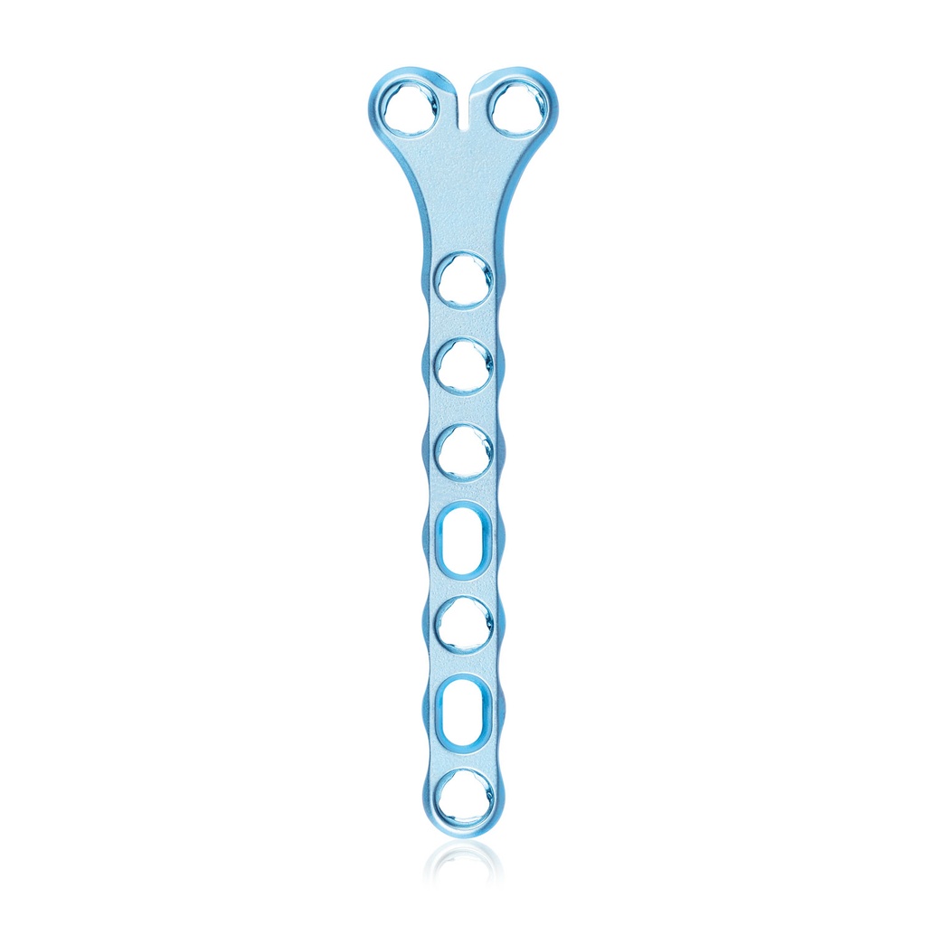 [197933] EickLoxx Small Contour 3.0, placa en Y, 9 orificios, sistema 2,7/3,5 mm, azul claro, 18 x 72 mm