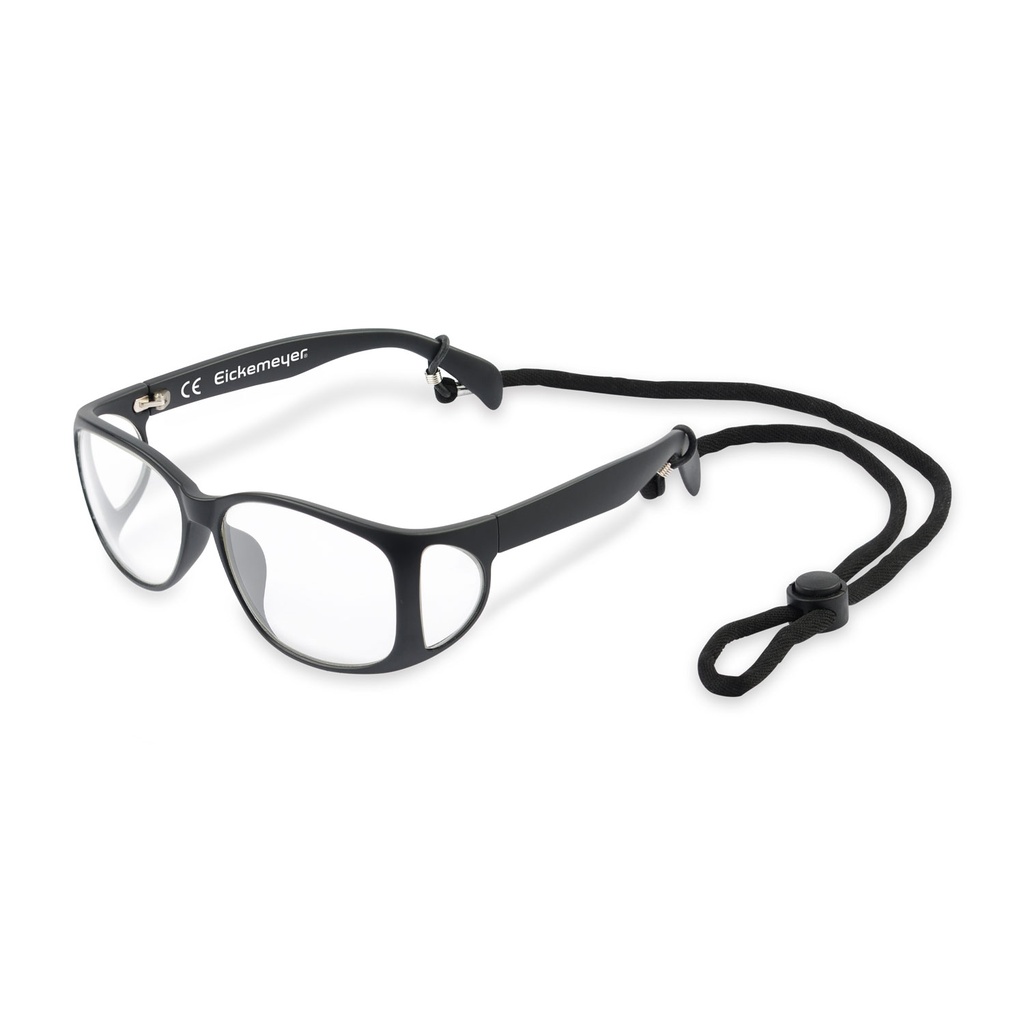 [701010] Gafas de seguridad radiológicas, lentes de protección frontal Pb 0,75 mm, protección lateral Pb 0,5 mm