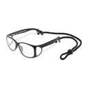 Gafas de seguridad radiológicas, lentes de protección frontal Pb 0,75 mm, protección lateral Pb 0,5 mm
