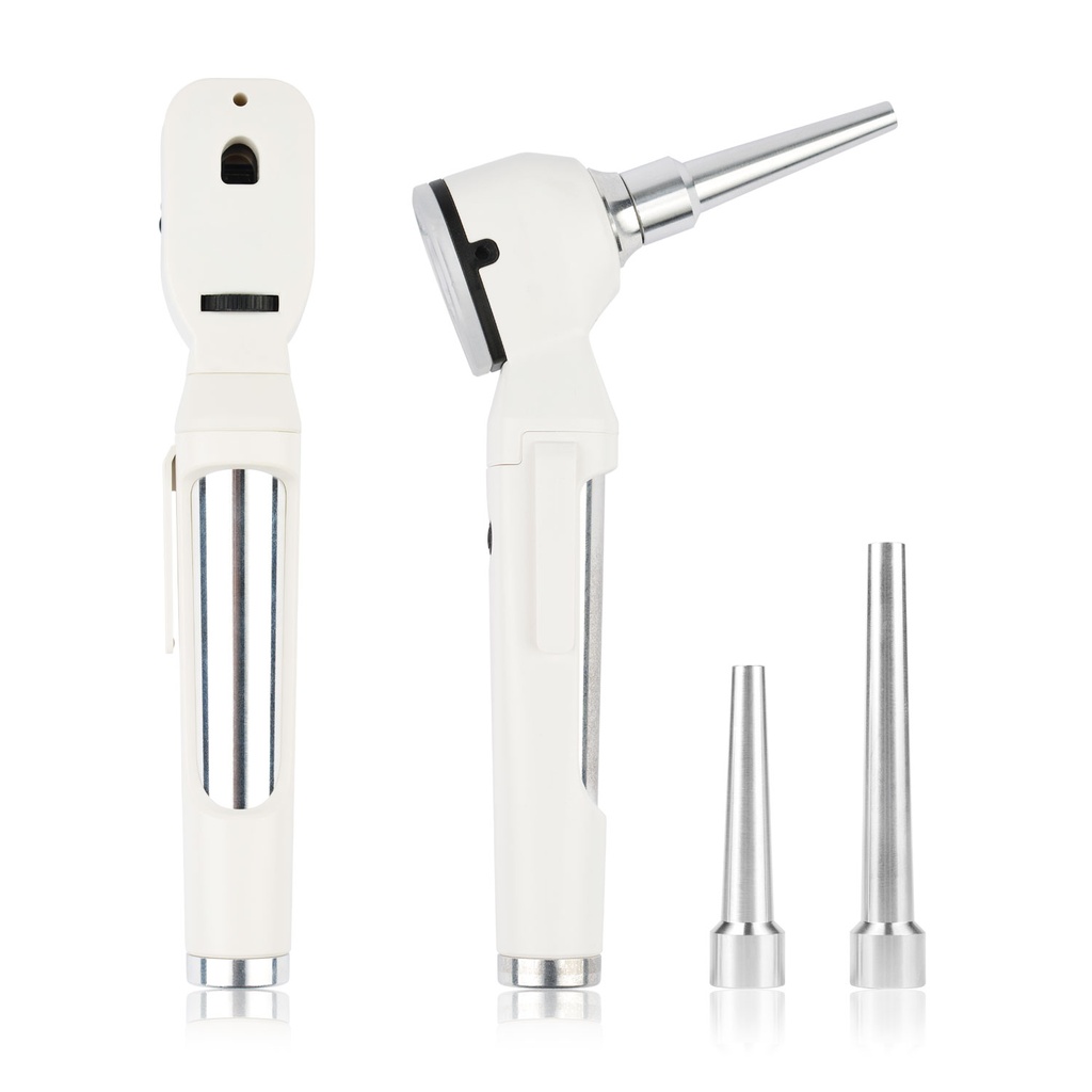 [300120] Eickemeyer POCKET diagnostic set, including veterinary ophthalmoscope and veterinary otoscope, with 3 attachments