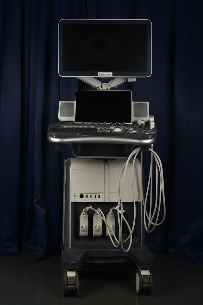 Ultraschallgerät Mindray DC-80, SN: HB9-97000014, Bj. 07.2019, mit 3 Sonden, -C11-3E SN:JG2H15017389, -C5-2E SN: VST78046936, -L12-3E SN: CAYD1B129247