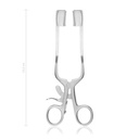 Espéculo palpebral para caballos, acero inoxidable