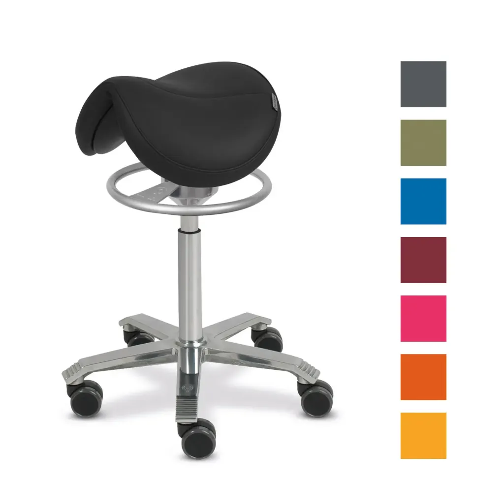 [6101010003] SCORE® Jumper / Amazone kezelőszék (JUMPER, ancho del asiento 44 cm, Negro, sin equilibrio, sin soporte lumbar)