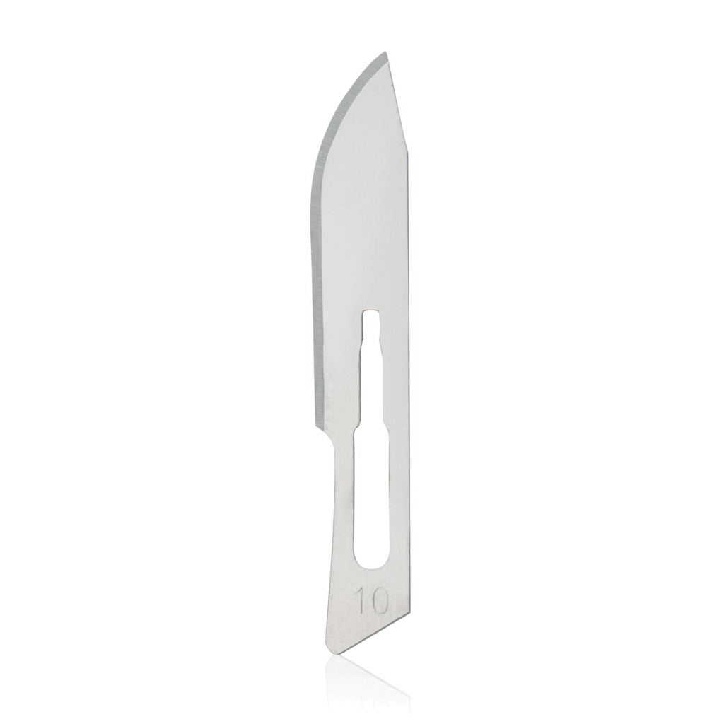 [100810] Eickemeyer scalpel blade, Fig.10 (Carbon Steel), 100 pcs./pack.