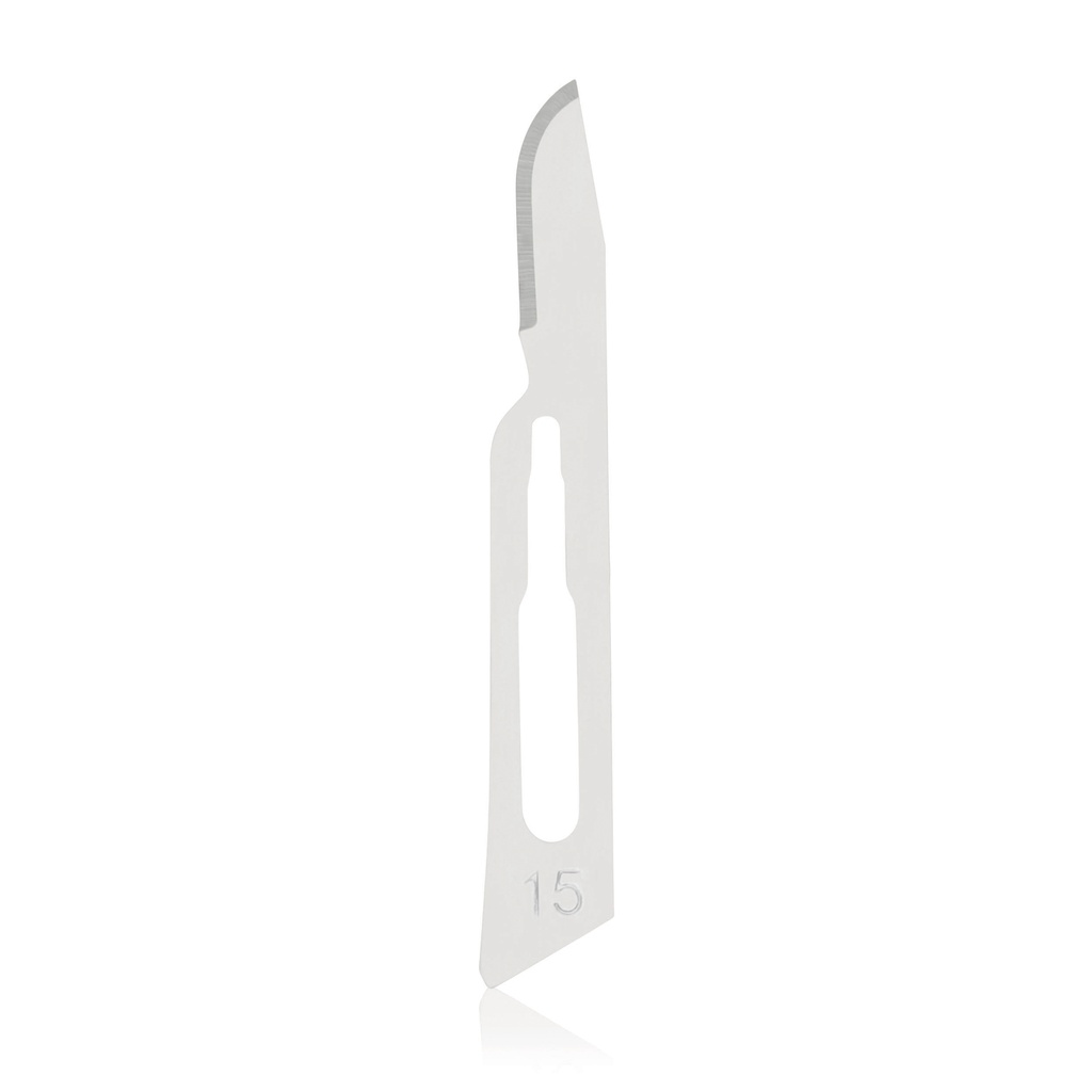 [100815] Eickemeyer scalpel blade, Fig. 15 (Carbon Steel), 100 pcs./pack.