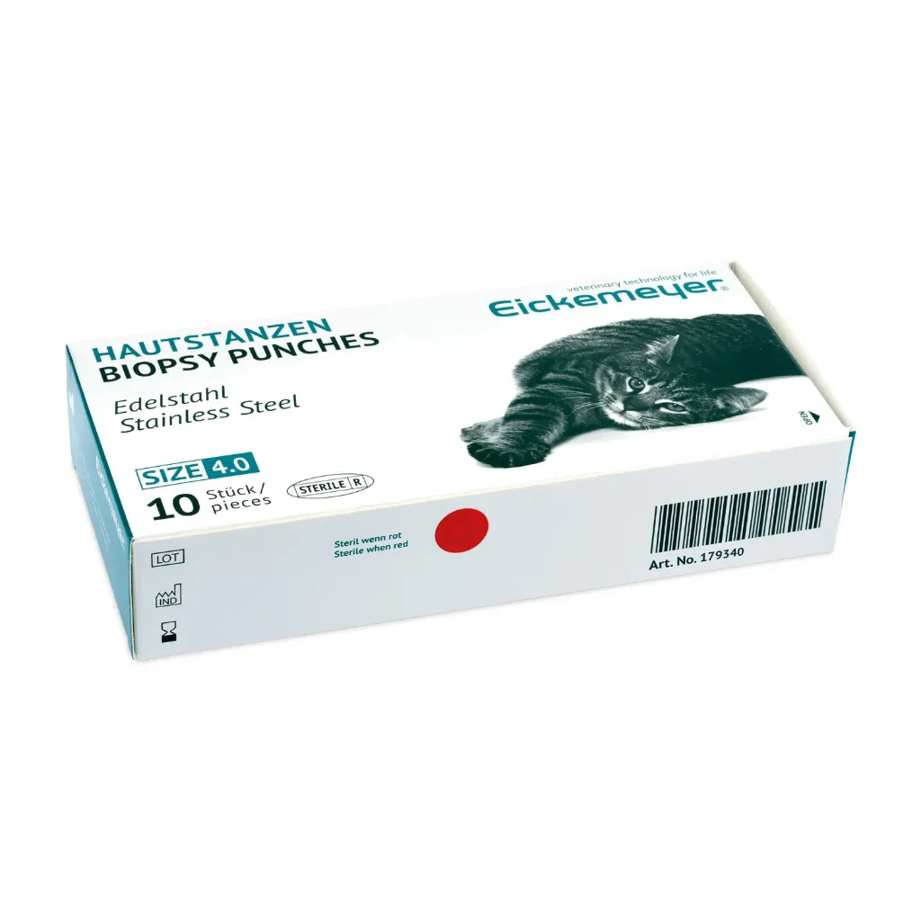 Disposable dermal punch,  Ø 4 mm, 10 pcs / box 