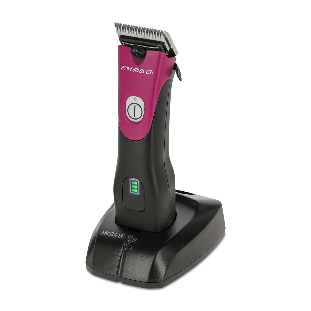 [902103] Aesculap Favorita CLi clipper, 1 battery, pink, without clipper blade