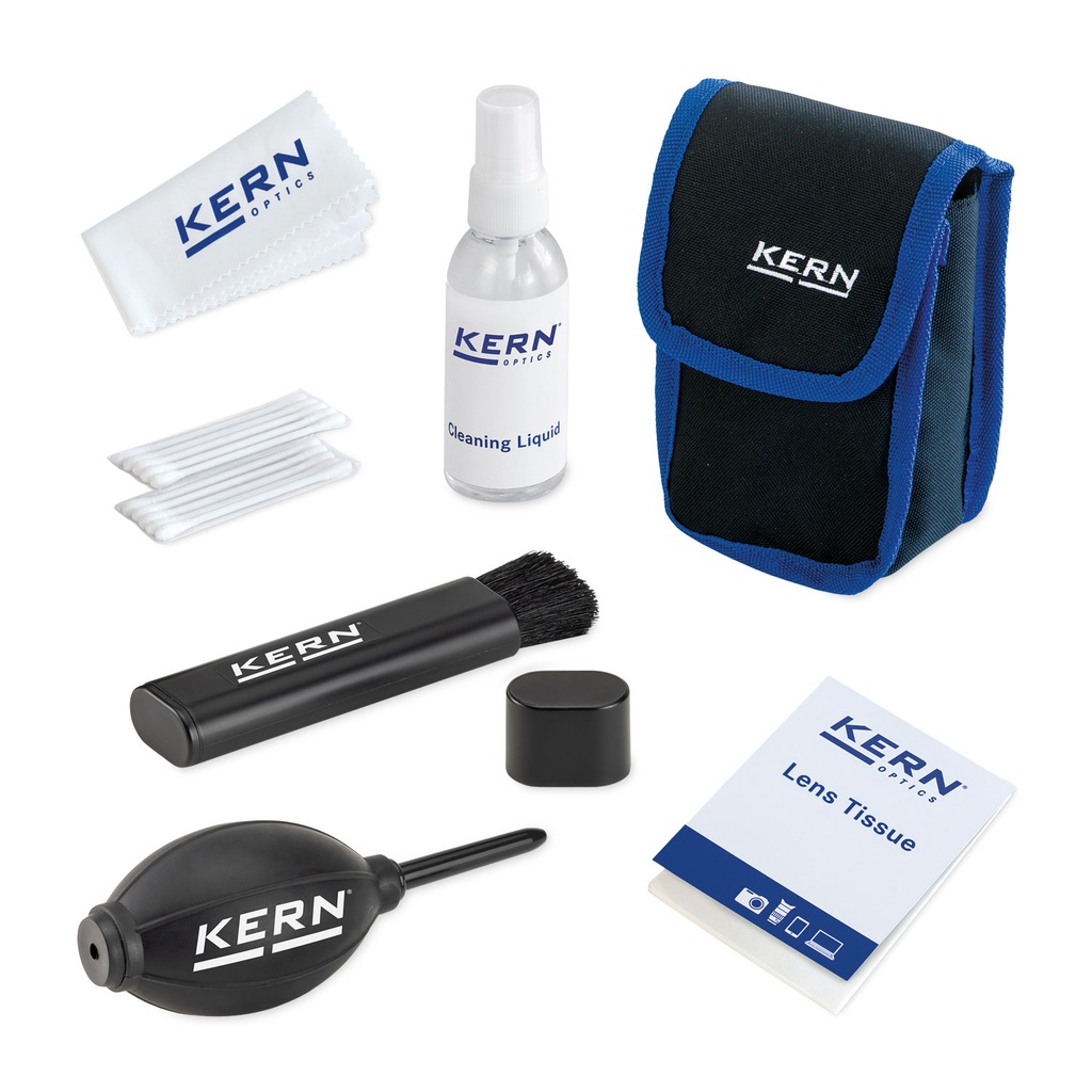 Cleaning set for microscopes, seven pieces