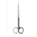 Dissecting scissors METZENBAUM for left handed people, blunt/blunt, 14,5 cm, curved