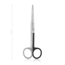 Dissecting scissors MAYO for left-handed people, blunt/blunt, 14,5 cm, curved