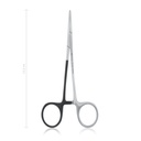 Pinza hemostática HALSTED-MOSQUITO para usuarios zurdos, recta de 12,5 cm