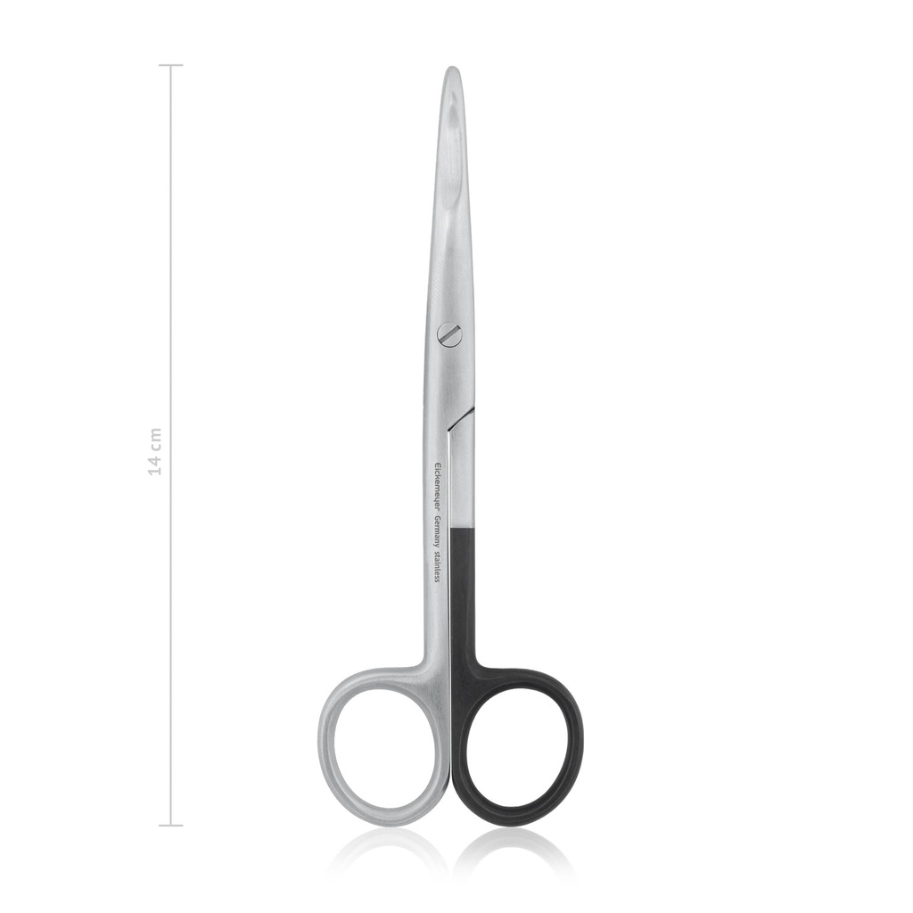 [118614L] Tijeras de disección MAYO para usuarios zurdos, 14 cm, rectas, de punta roma