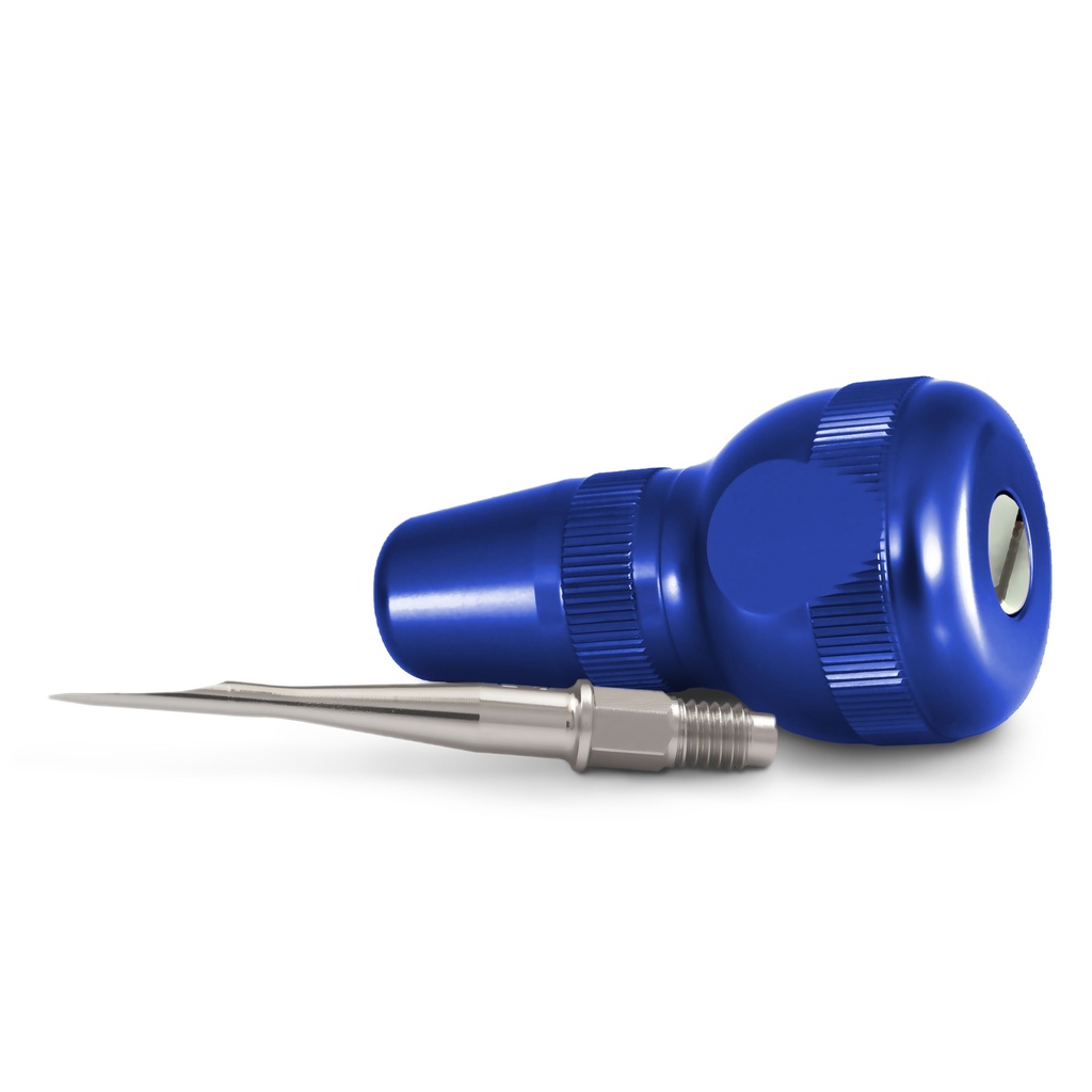 Poignee équine Dentanomic, longue, taille de gant > 7,5, bleu