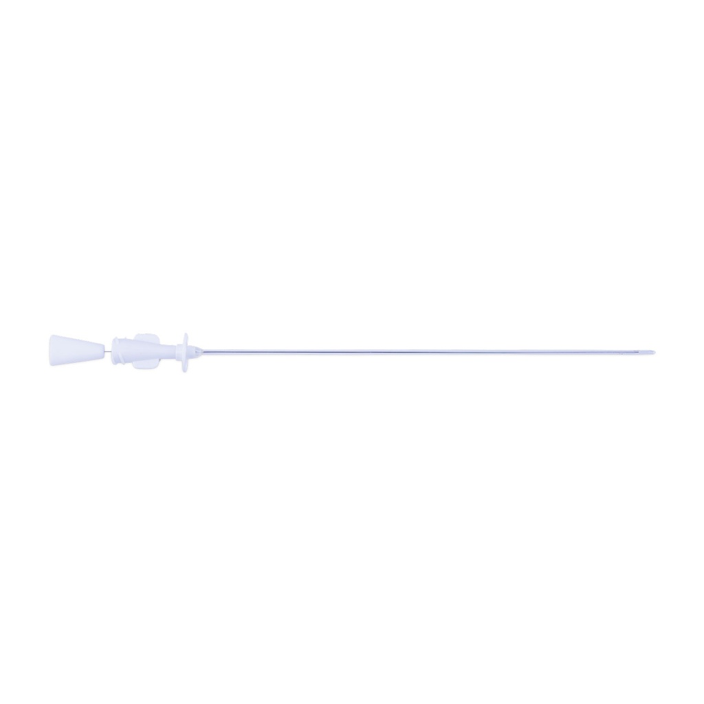 [451013] Sonda urinaria EICKEMEYER HC para gatos, L 130 mm, Ø 1,3 mm / 4F, con mandarina, estéril, 12 uds./paquete.