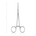 Pinza hemostática KELLY, 14 cm, recta