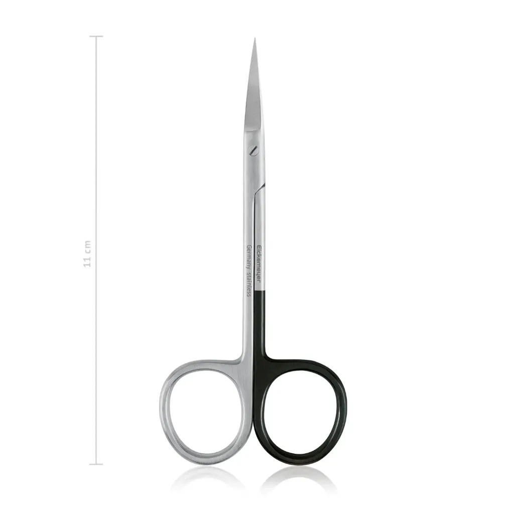 [110611L] Irisschere für Linkshänder, 11 cm, fein, gerade, sp/sp