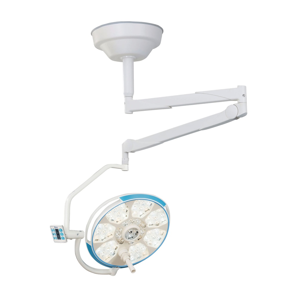 [613015] Lámpara de quirófano Mach LED 6MC, modelo de techo, incluye fuente de alimentación, para alturas de sala de hasta 3,00 m