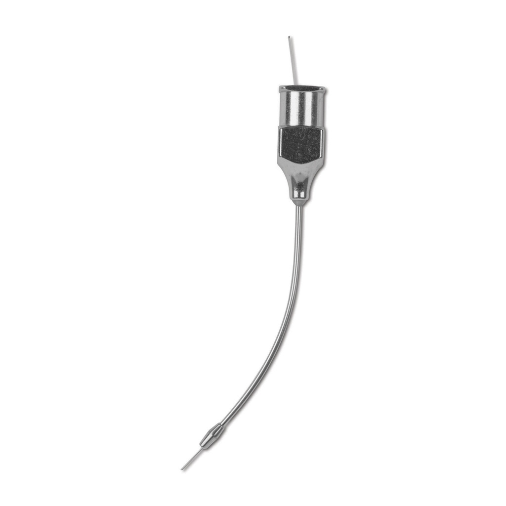 [441315] Rektális kanül, hajlított, 1,5 mm × 40 mm (55 mm fejjel)