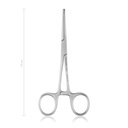 Pinza hemostatica con dientesKocher-Ochsner14 cm, recto, 1x2 dientes,