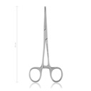 Haemostatic forceps Kocher, 16 cm, curved, 