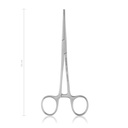 Pinza hemostatica con dienteKocher- Ochsner16 cm, recto, 1x2 dientes,