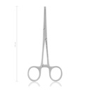Hemostatic forceps KOCHER-OCHSNER, 1x2 teeth, 14 cm, straight