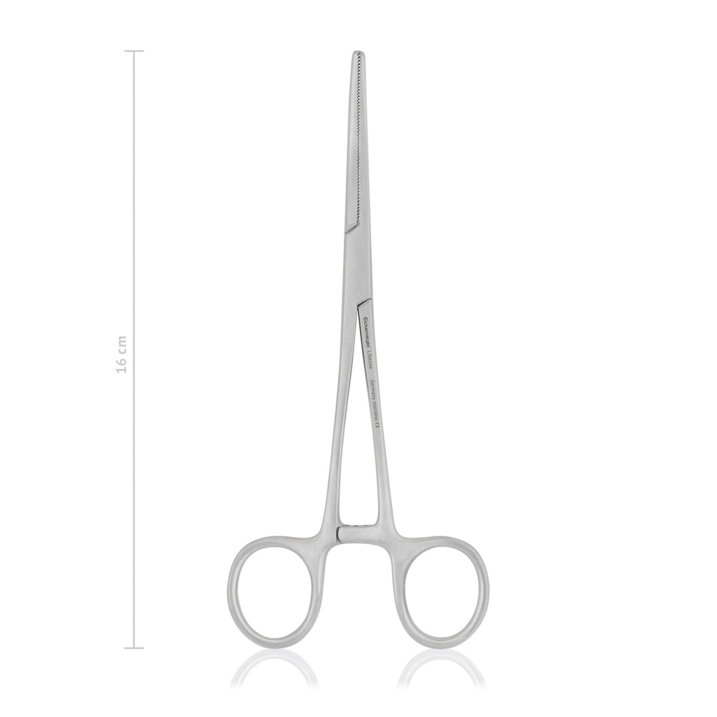 Hemostatic forceps ROCHESTER-PEAN, 16 cm, curved