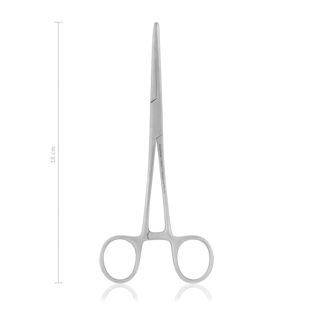 [142318] Hemostatic forceps ROCHESTER-PEAN, 18 cm, curved