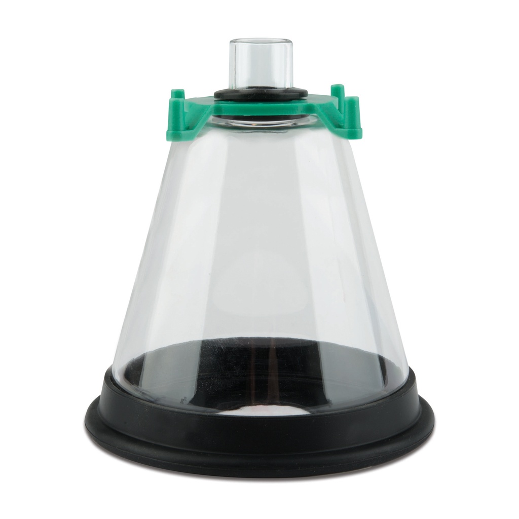 Máscara anestesia de plexiglás - tamaño 4 DE=87mm, apertura 30mm, A=73mm