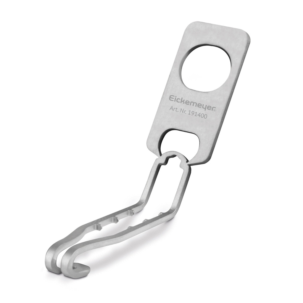 Atlanto axial implant mini, st.st. size 28.0mm x 7.5mm x 1.0mm 