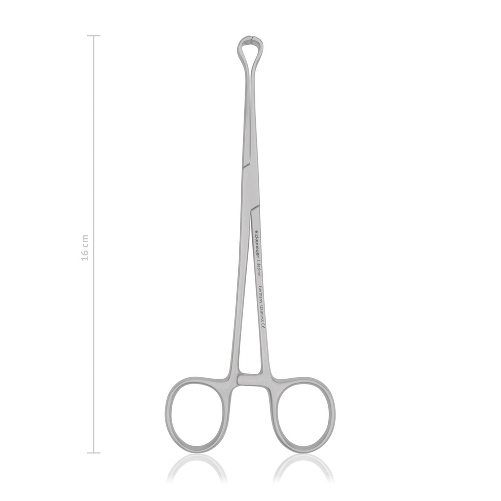 Babcock pinza para coger intestinos ytejidos, 16 cm, atraumatica