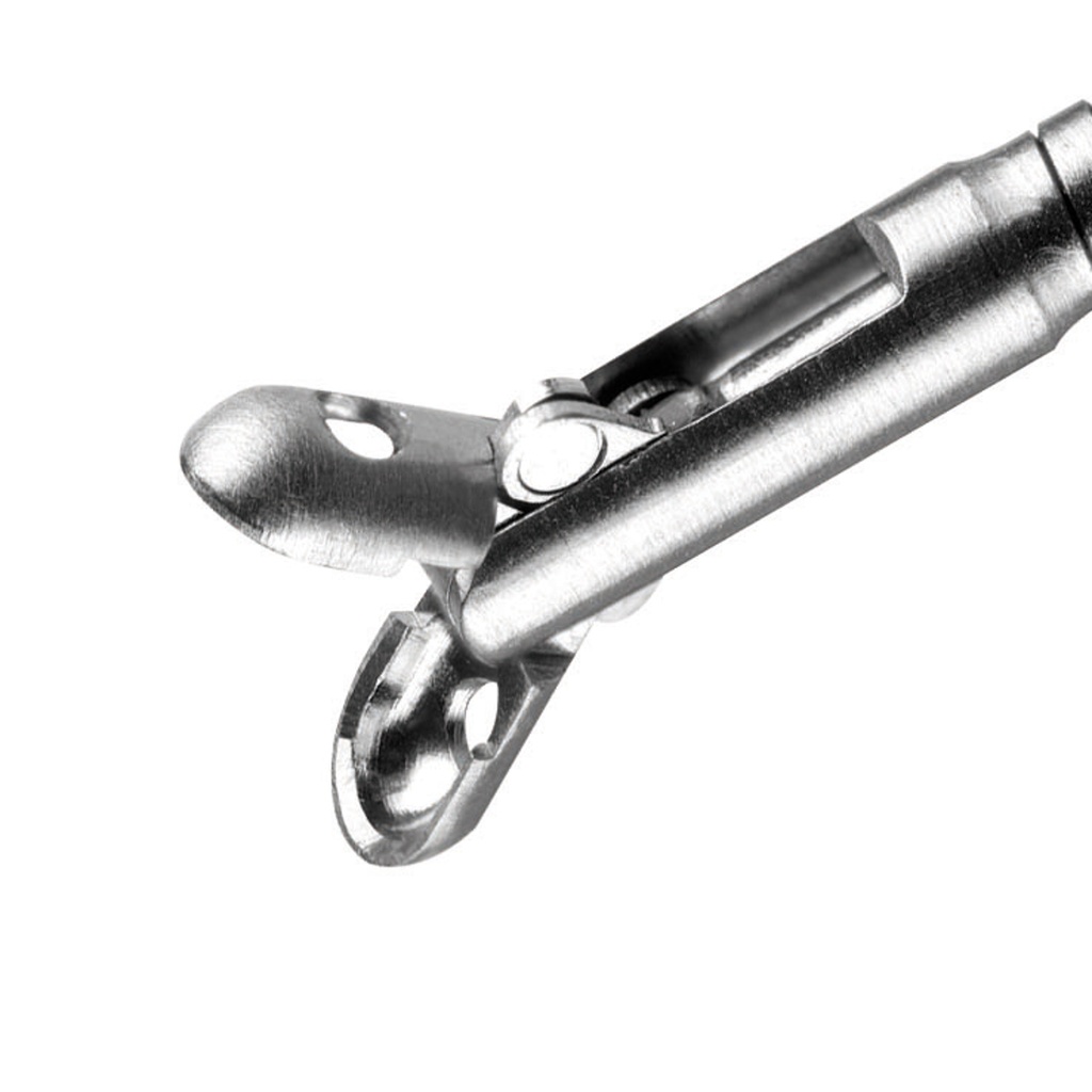 Pinza de biopsia, flexible, boca tipo oval, fenestrado, Ø = 1,0 mm, L = 120 cm