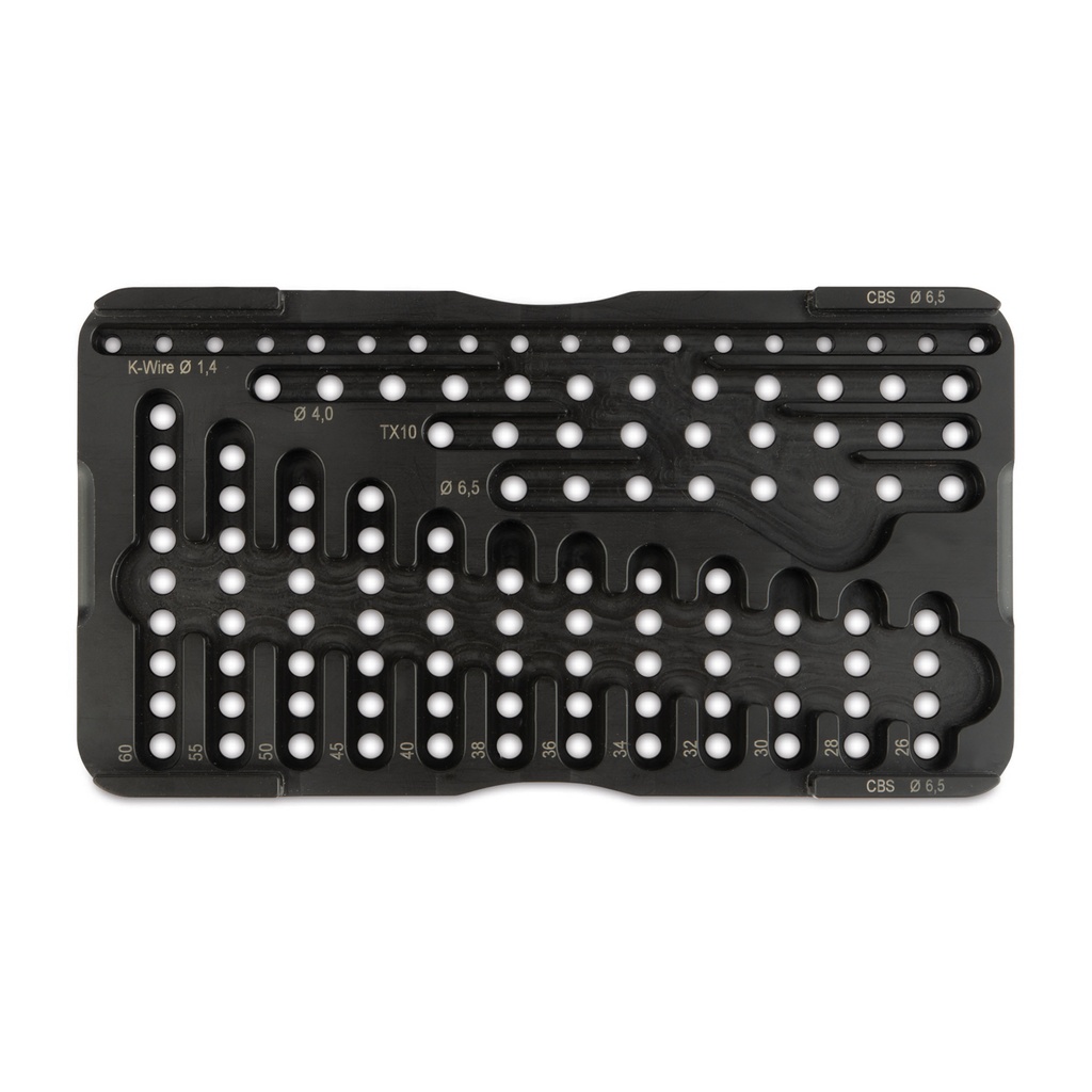 CBS Ø6.5 műszer- és csavarmodul, üres