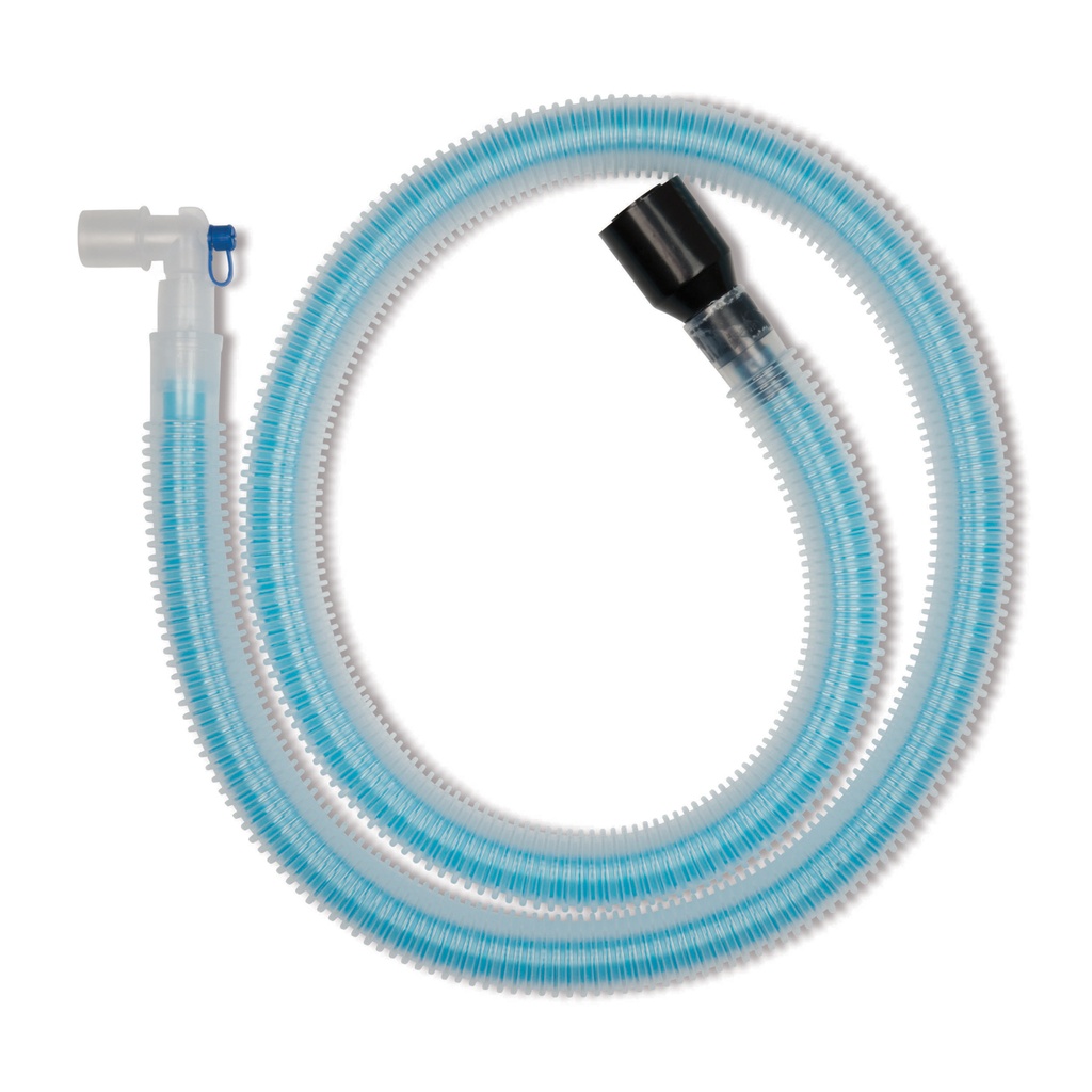 Manguera de paciente coaxial de aprox. 1,50 m adecuada para manguera interior azul Moduflex