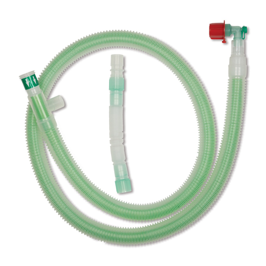 [212719] Patientslange Coaxial Ø 22 mm / L 160 cm. Swivel konnektor 22M/15F 