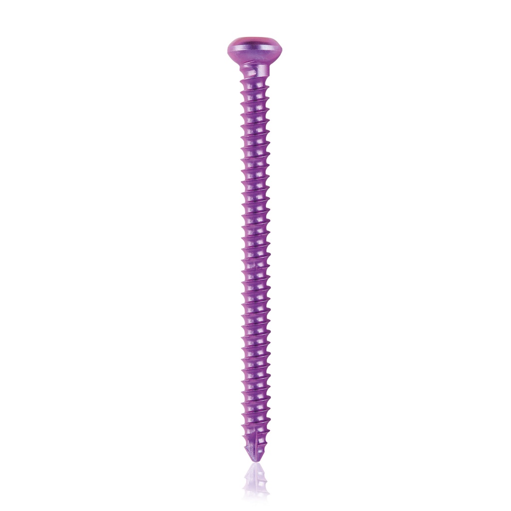 [191129] Tornillo de cortical Ø 2,7 mm, L=36 mm autorroscante, titanio longitud total: 12 mm