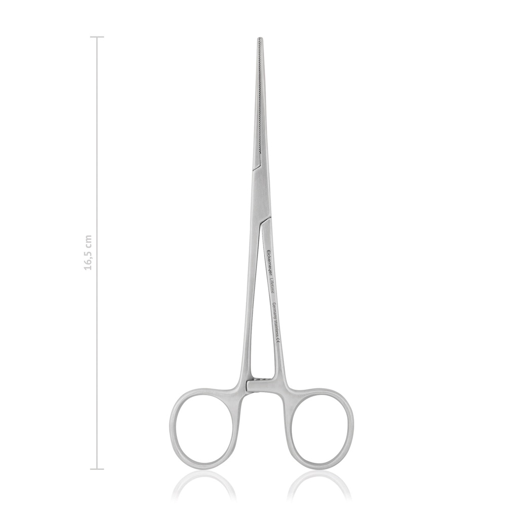 [144216] Intestinal forceps DOYEN, serrated, 16,5 cm, straight