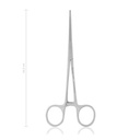 Intestinal forceps DOYEN, diagonally serrated, 16,5 cm, straight