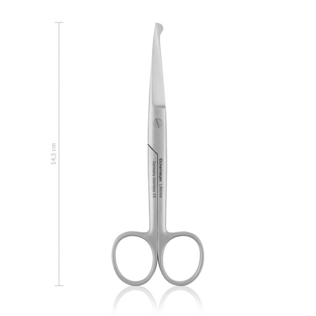 [119014] Intestinal scissors with button, 14,5 cm, straight