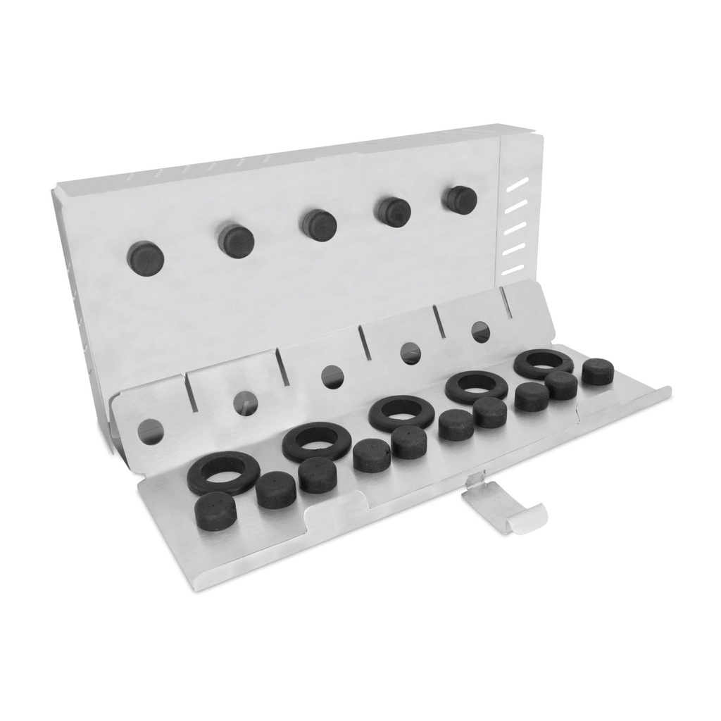 [175202] Dentanomic sterilisation container with removable tray for up to 5 handles L 28 x W 14 x H 5
