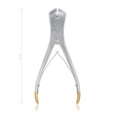 Pince coupe-broche jusqu´à d= 3,5 mm (fil de fer souple) respectivement 2,5mm (fil de fer dur), 22 cm