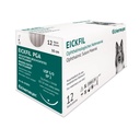 EICKFIL PGA felszívódó varrófonal, USP 3/0 (EP 2), 3/8 köríves tű, DS 19 mm, Easy Pass vágótűvel