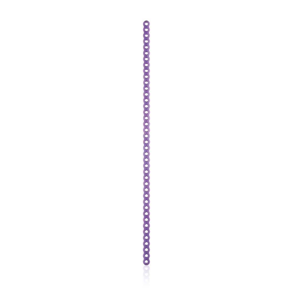 [185519] EickLoxx placa ósea 41 - hueco225 x 6.5 x 2.4  sistema 1.7/2.3titanio, magenta