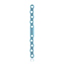 EickLoxx S-Typ Knochenplatte 10-Loch 108 x 8 x 3.2mm, Titan, hellblau, 