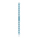 EickLoxx S-Typ Knochenplatte 14-Loch, 158 x 8 x 3.2mm, Titan, hellblau 