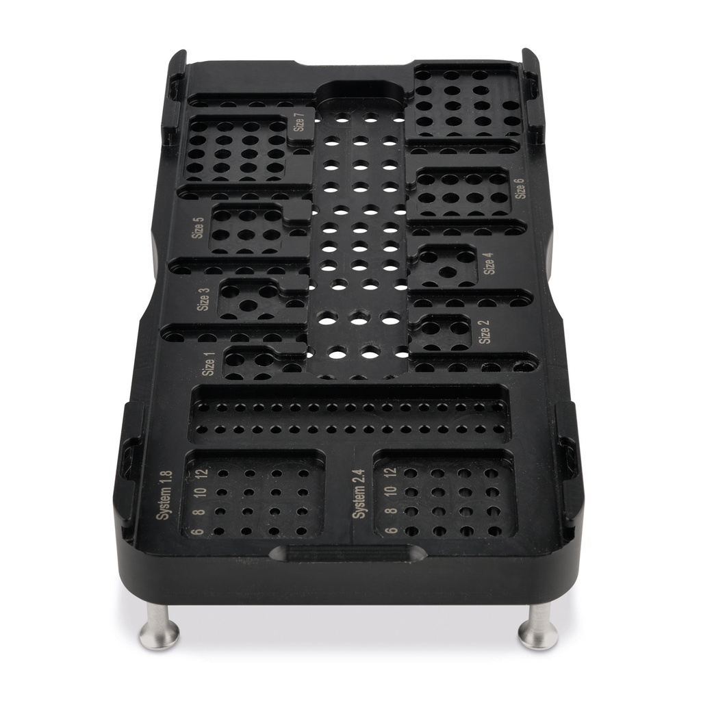 Bandeja para implantes EickLoxx SPP®, sin implantes